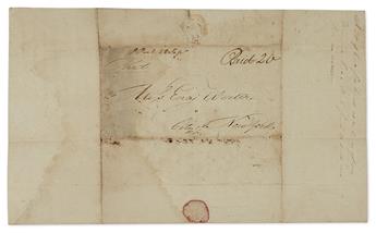 (NEW YORK--BROOKLYN.) Courtship letters of Dr. Ralph Malbone and Jane Schenck.